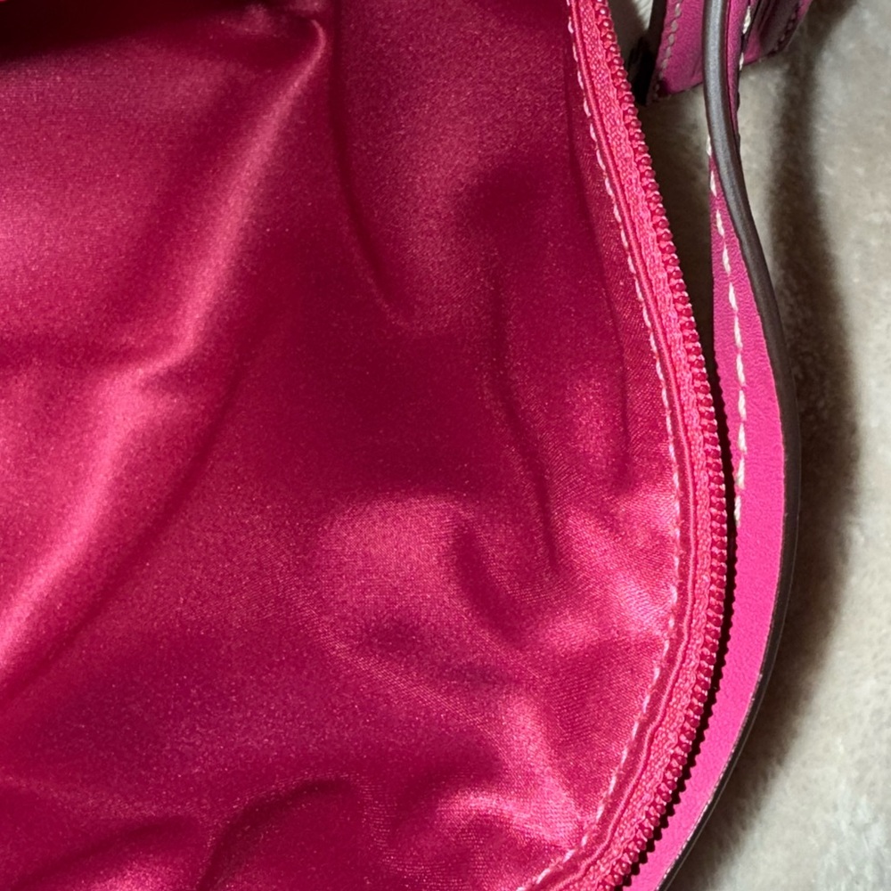 Y2K Coach Heritage Tattersall Multicolor Plaid Cream Magenta Shoulder Bag Iconic - Picture 15 of 16